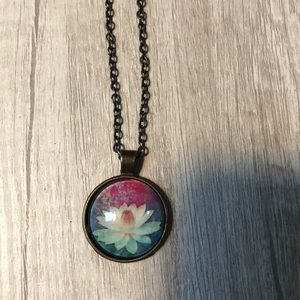 Lotus flower necklace